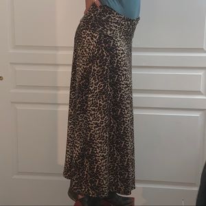 LuLaRoe Leopard Print Skirt